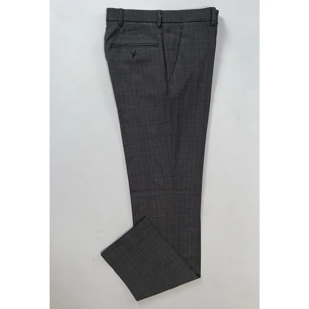 Perry Ellis Portfolio Essentials Slim Fit Washable Dress Pants. Men's 30X32, NWT